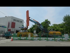 12M 망원경 슬라이딩 팔 사용 세 섹션 발굴기 팔