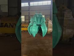 SK350 25M 텔레스코픽 암과 오렌지 껍질 그랩이 생산을 완료할 예정입니다.